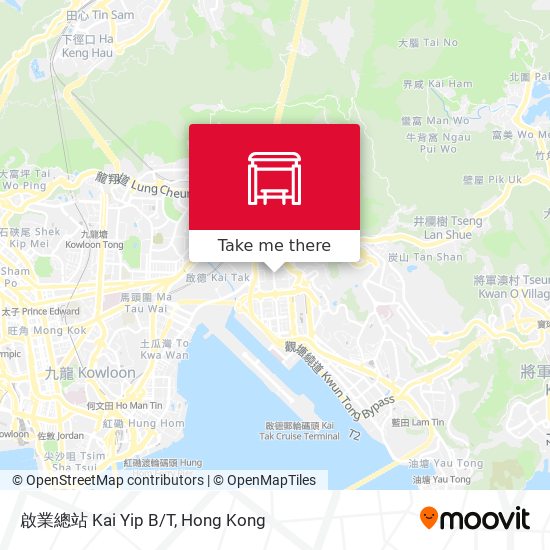 啟業總站 Kai Yip B/T map