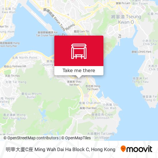 明華大廈C座 Ming Wah Dai Ha Block C map