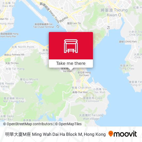 明華大廈M座 Ming Wah Dai Ha Block M map