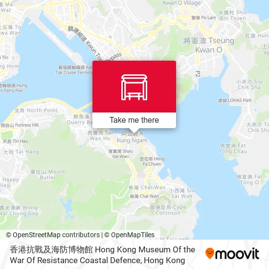 香港抗戰及海防博物館 Hong Kong Museum Of the War Of Resistance Coastal Defence地圖