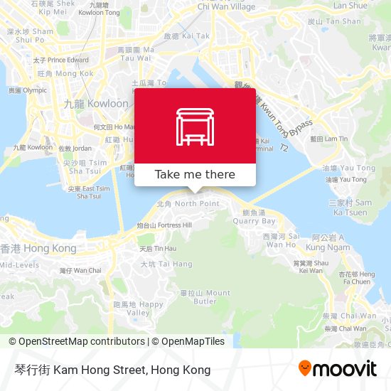 琴行街 Kam Hong Street map