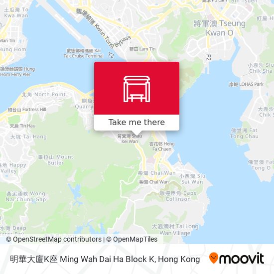 明華大廈K座 Ming Wah Dai Ha Block K map