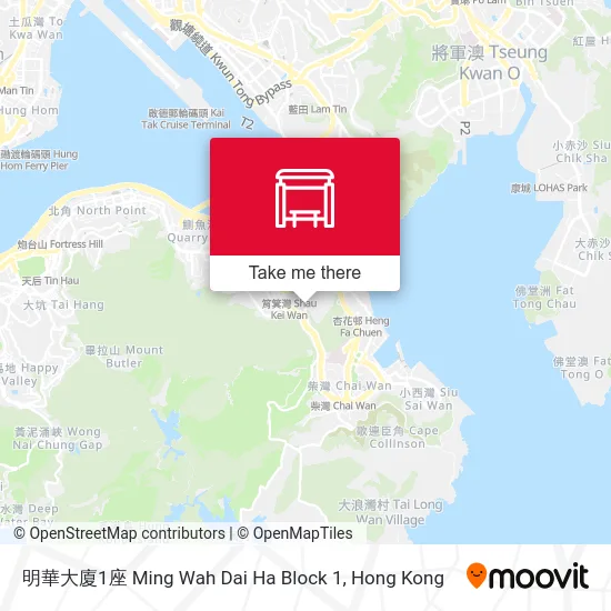 明華大廈1座 Ming Wah Dai Ha Block 1 map