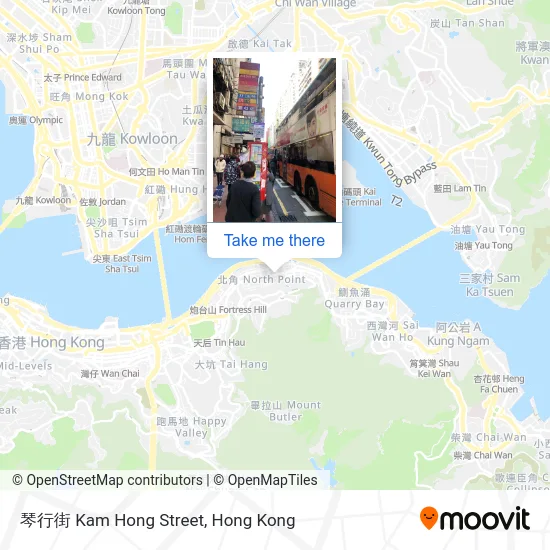 琴行街 Kam Hong Street地圖