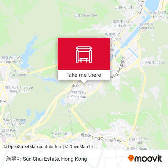 新翠邨 Sun Chui Estate地圖