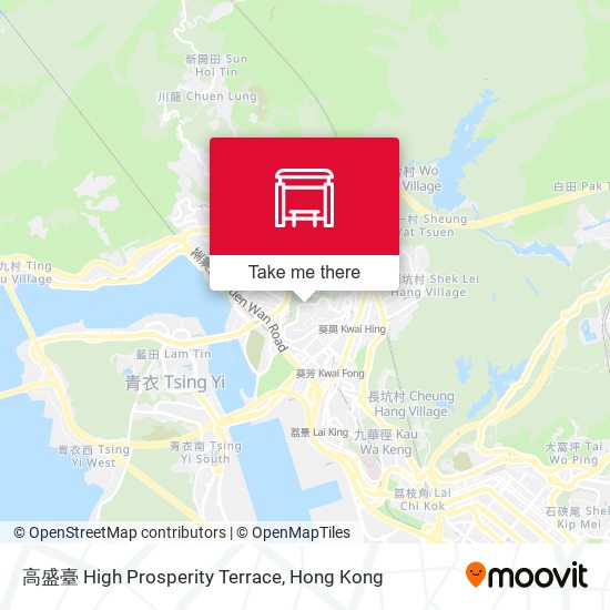 高盛臺 High Prosperity Terrace map