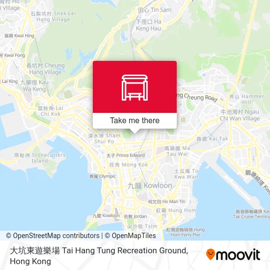 大坑東遊樂場 Tai Hang Tung Recreation Ground map