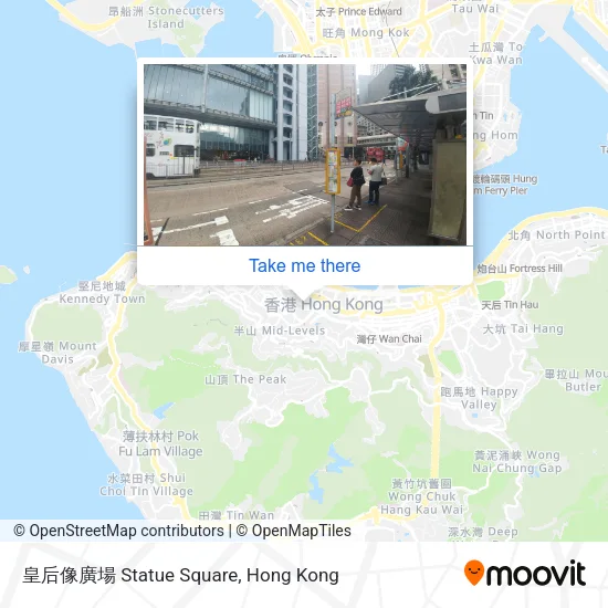 皇后像廣場 Statue Square地圖