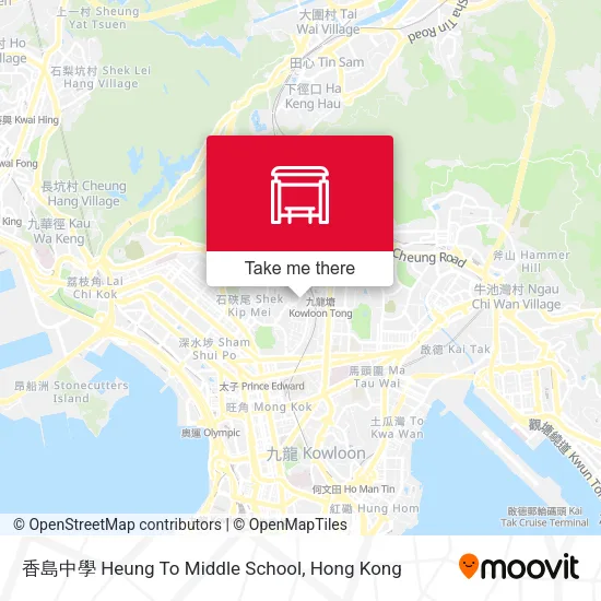 香島中學 Heung To Middle School地圖