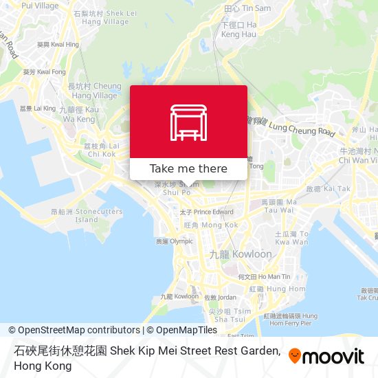 石硤尾街休憩花園 Shek Kip Mei Street Rest Garden map