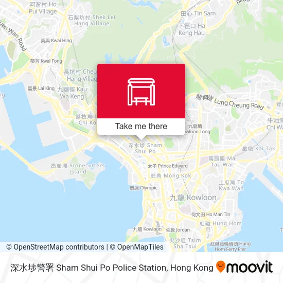 深水埗警署 Sham Shui Po Police Station地圖
