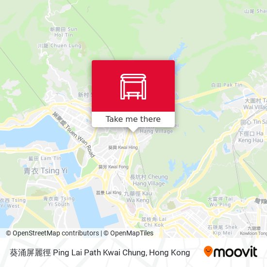 葵涌屏麗徑 Ping Lai Path Kwai Chung map