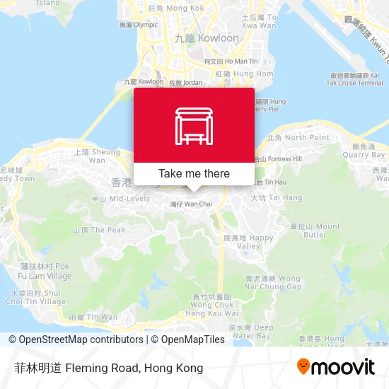 菲林明道 Fleming Road map