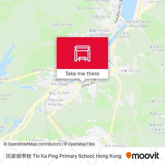 田家炳學校 Tin Ka Ping Primary School map