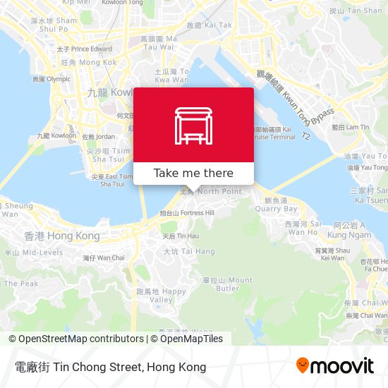 電廠街 Tin Chong Street map