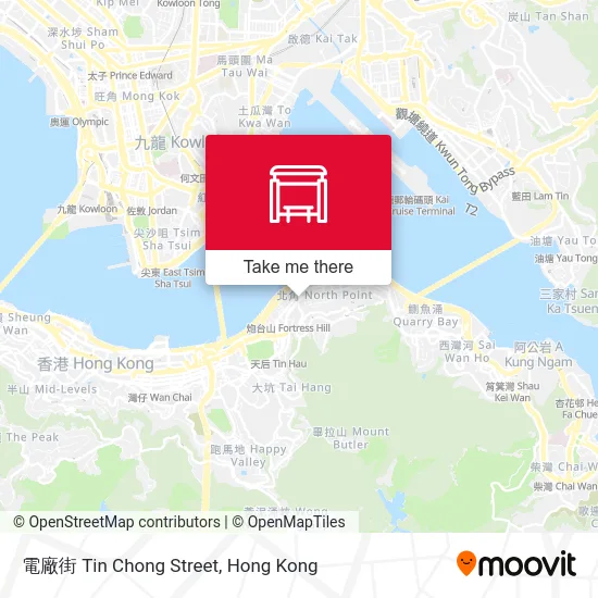 電廠街 Tin Chong Street map