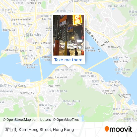 琴行街 Kam Hong Street map