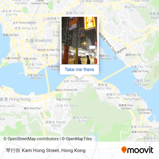 琴行街 Kam Hong Street地圖