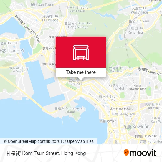 甘泉街 Kom Tsun Street map
