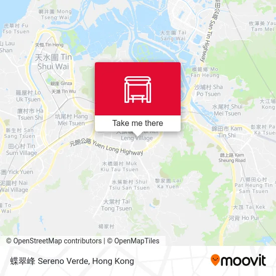 蝶翠峰 Sereno Verde map