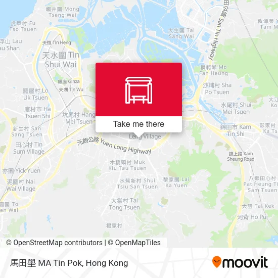 馬田壆 MA Tin Pok map