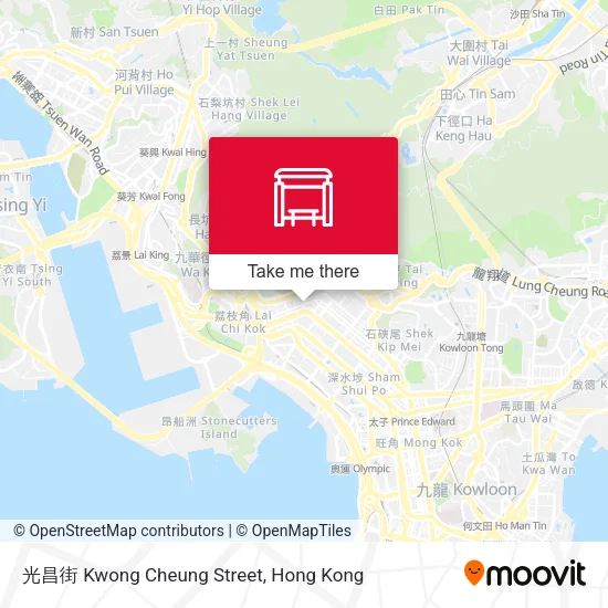 光昌街 Kwong Cheung Street map