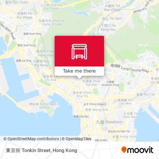 東京街 Tonkin Street map