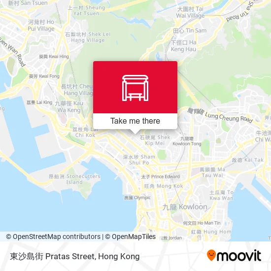 東沙島街 Pratas Street地圖