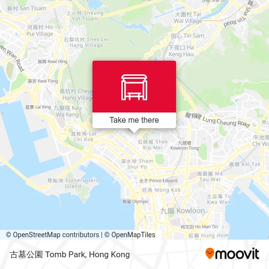 古墓公園 Tomb Park map