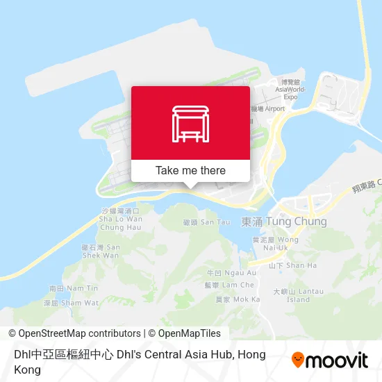 Dhl中亞區樞紐中心 Dhl's Central Asia Hub地圖