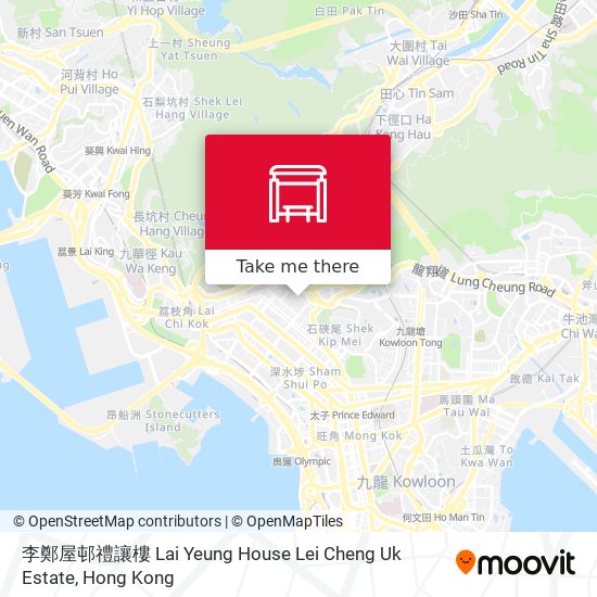 李鄭屋邨禮讓樓 Lai Yeung House Lei Cheng Uk Estate map