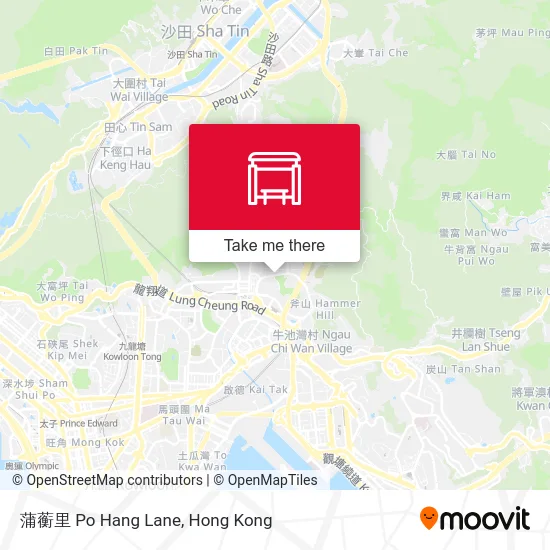 蒲蘅里 Po Hang Lane地圖