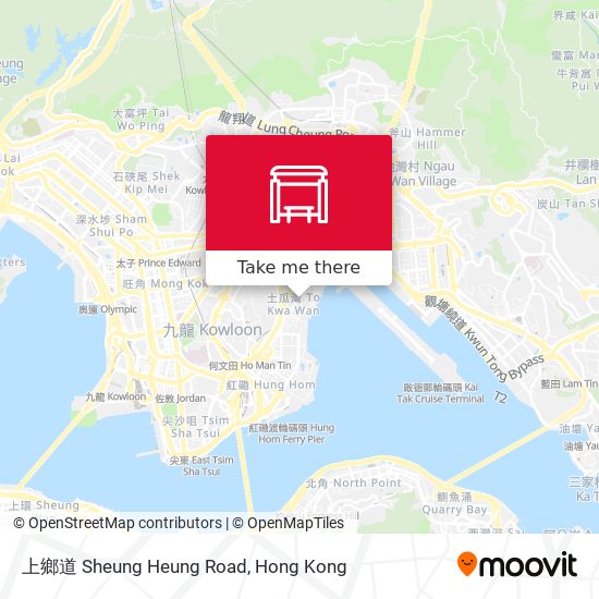 上鄉道 Sheung Heung Road map