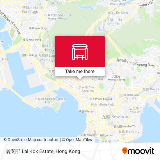 麗閣邨 Lai Kok Estate map