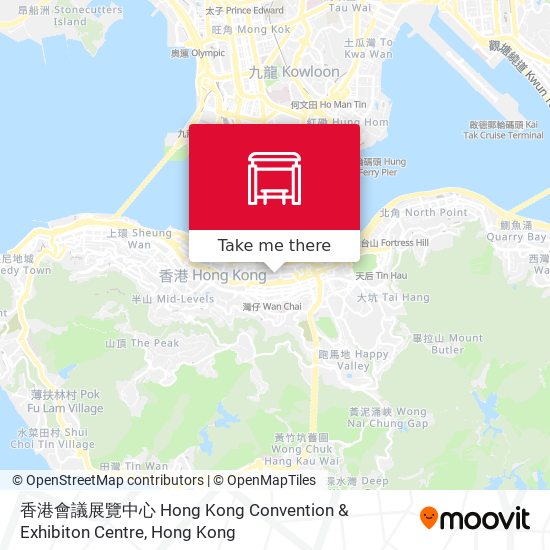 香港會議展覽中心 Hong Kong Convention & Exhibiton Centre地圖