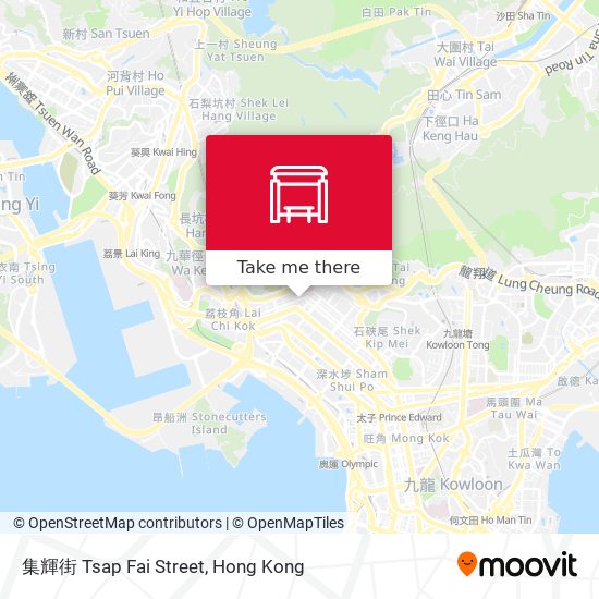 集輝街 Tsap Fai Street map