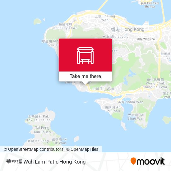 華林徑 Wah Lam Path map