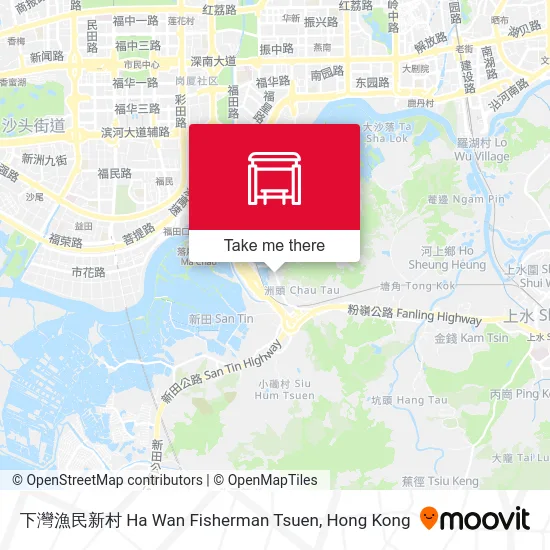 下灣漁民新村 Ha Wan Fisherman Tsuen map