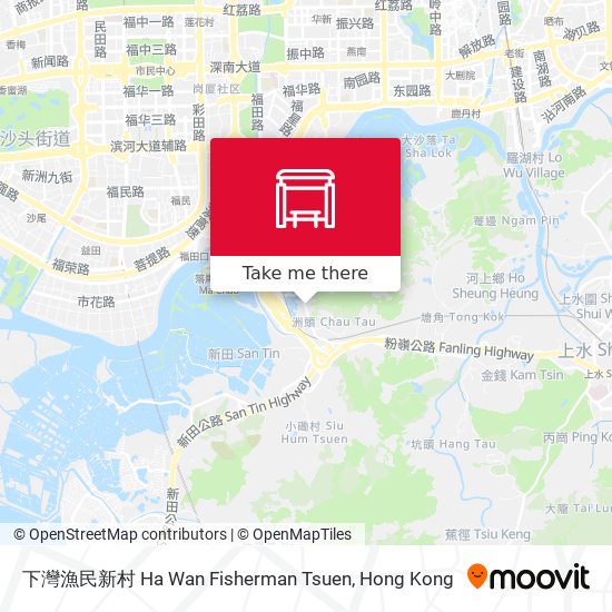 下灣漁民新村 Ha Wan Fisherman Tsuen map
