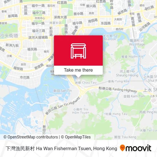 下灣漁民新村 Ha Wan Fisherman Tsuen map