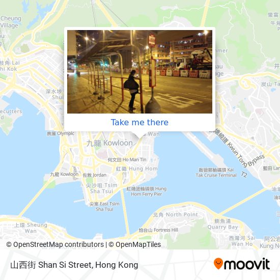 山西街 Shan Si Street map
