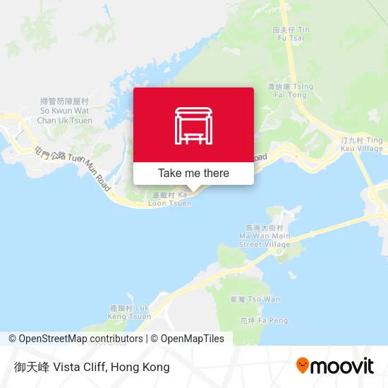 御天峰 Vista Cliff map