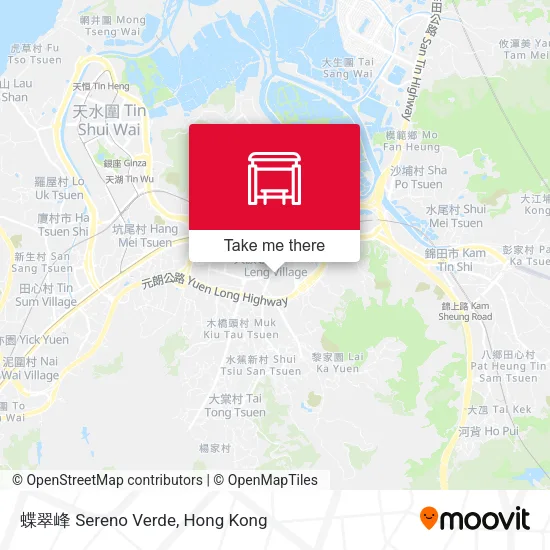 蝶翠峰 Sereno Verde map