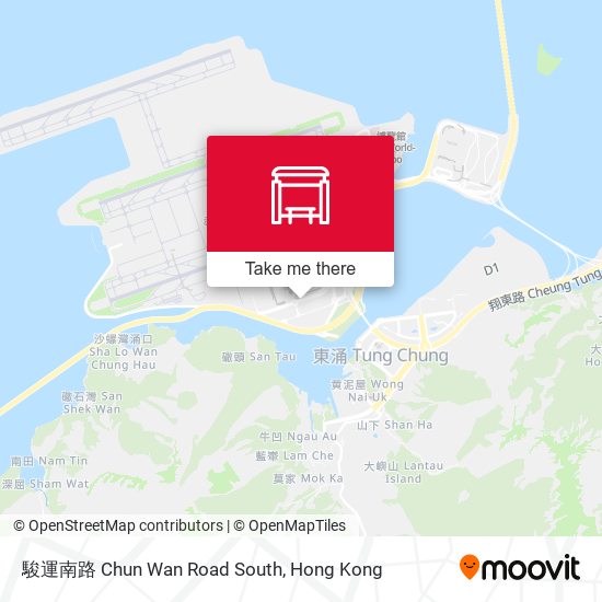 駿運南路 Chun Wan Road South map