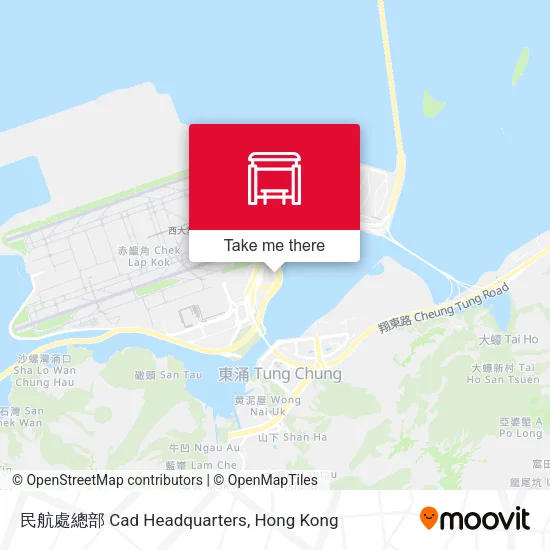 民航處總部 Cad Headquarters地圖