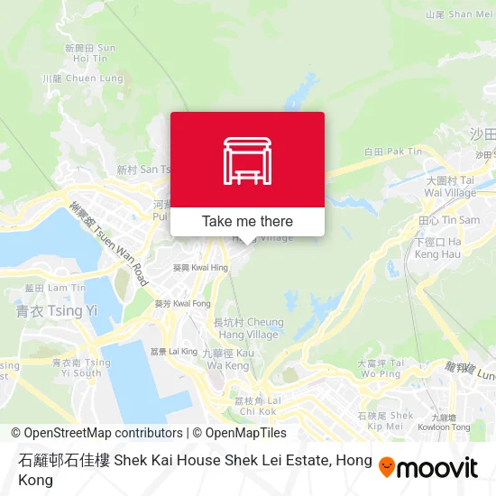 石籬邨石佳樓 Shek Kai House Shek Lei Estate地圖
