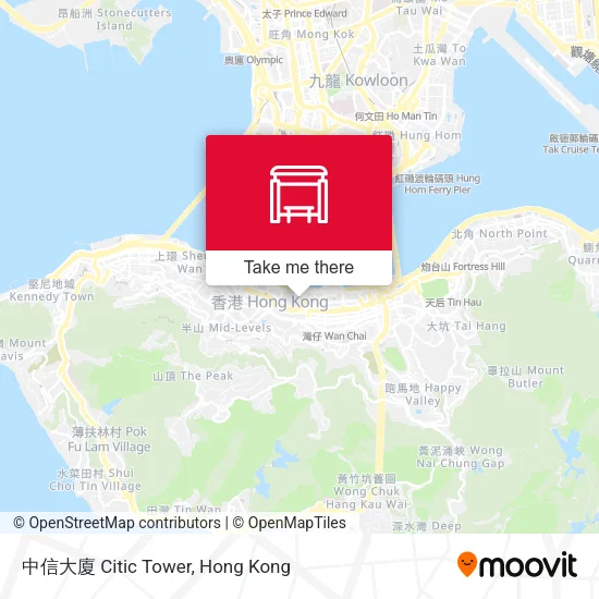 中信大廈 Citic Tower map