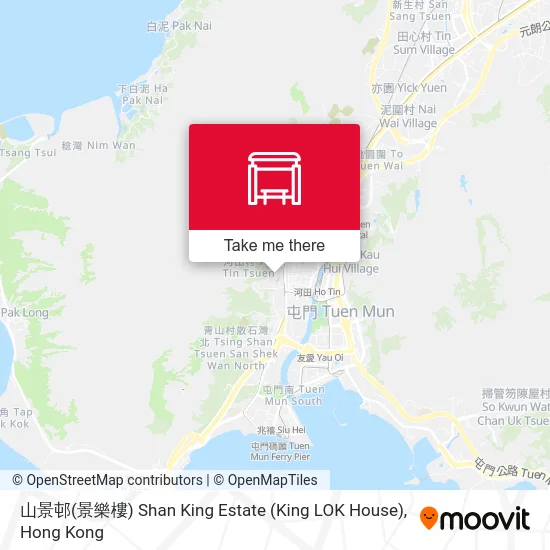 山景邨(景樂樓) Shan King Estate (King LOK House) map