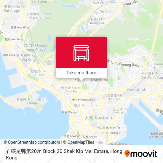 石硤尾邨第20座 Block 20 Shek Kip Mei Estate map