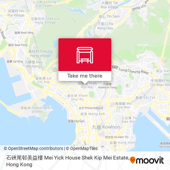 石硤尾邨美益樓 Mei Yick House Shek Kip Mei Estate map